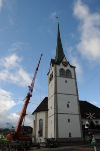 Die reformierte Kirche in Teufen/CH.